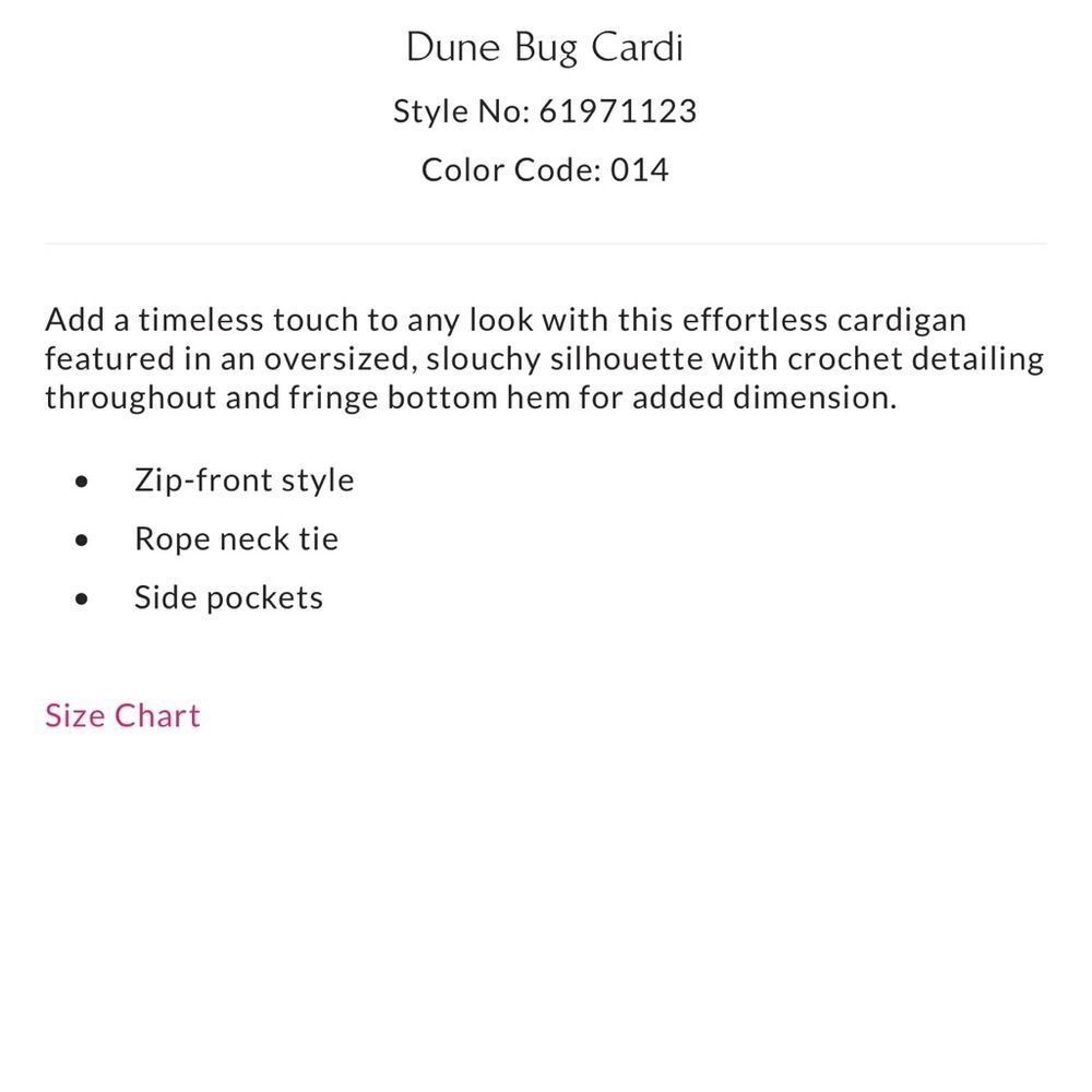 Free People Dune Bug Crochet Cardi in Oatmeal - Picture 4 of 10
